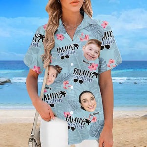 Custom Photo Summer Was Our Best Season - Family Personalized Custom Unisex Tropical Hawaiian Aloha Shirt - Summer Vacation Gift, Gift For Family Members