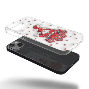 A Mother's Love Knows No Bounds - Family Personalized Custom 3D Inflated Effect Printed Clear Phone Case - Gift For Mom, Grandma