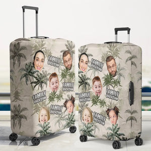 Custom Photo Family Trip Makes The Dream Trip - Family Personalized Custom Luggage Cover - Summer Vacation Gift For Family Members