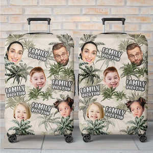 Custom Photo Family Trip Makes The Dream Trip - Family Personalized Custom Luggage Cover - Summer Vacation Gift For Family Members