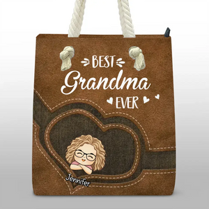 Every House Needs A Grandma In It - Family Personalized Custom Beach Bag - Gift For Mom, Grandma