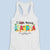 I Love Being A Grandma - Family Personalized Custom Racer Back Tank Top - Gift For Mom, Grandma