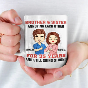 My Siblings Are My Best Friends - Family Personalized Custom Mug - Gift For Siblings, Brothers, Sisters