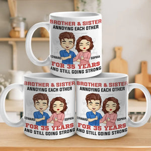 My Siblings Are My Best Friends - Family Personalized Custom Mug - Gift For Siblings, Brothers, Sisters