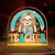 Queen Of The Classroom - Teacher Personalized Custom Shaped 3D LED Light - Gift For Teacher