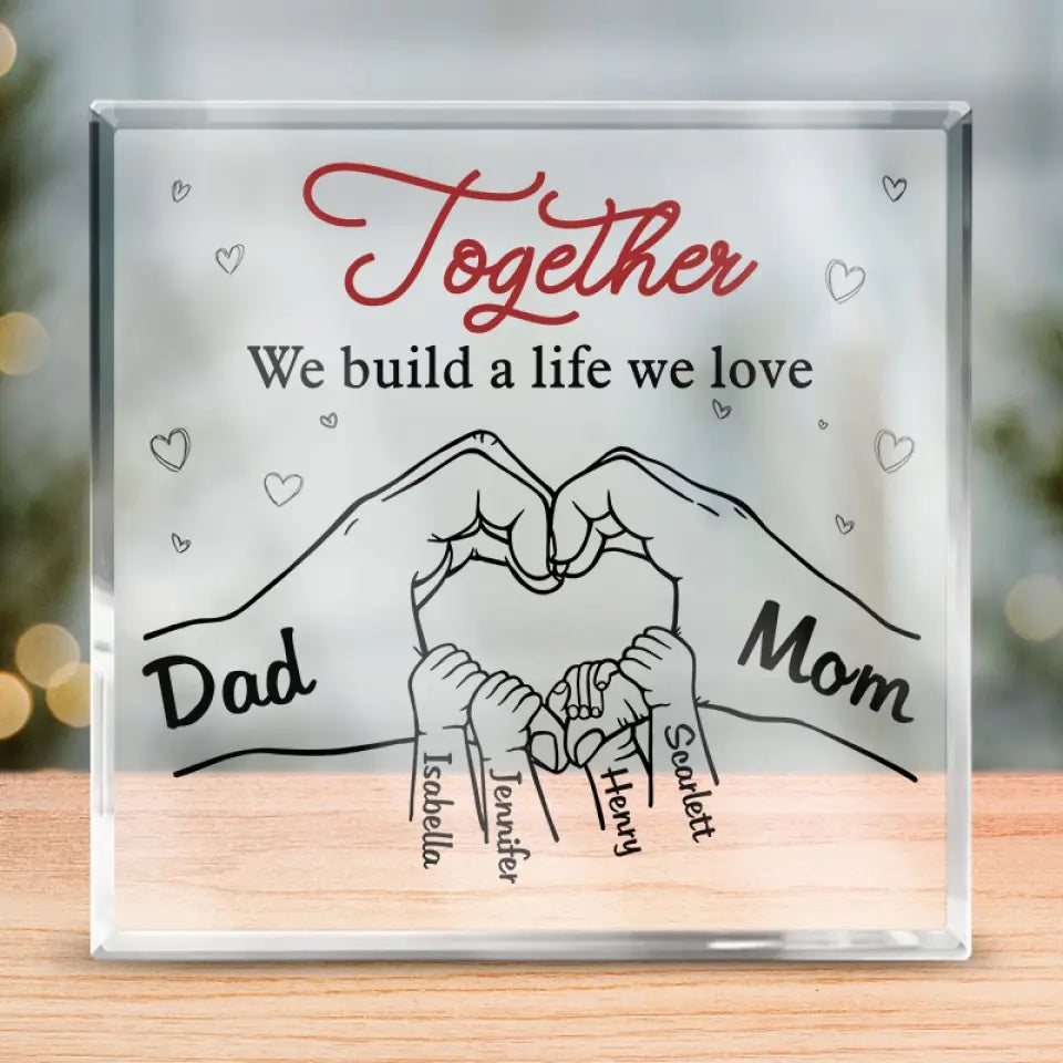 You And Roses Are Much The Same - Family Personalized Custom Square Shaped Acrylic Plaque - Gift For Family  Members