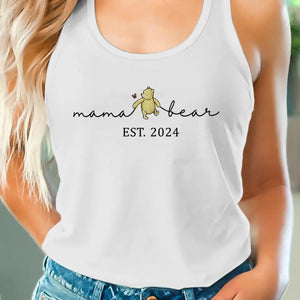 A Grandmother’s Hug Is The Best Medicine - Family Personalized Custom Racer Back Tank Top - Gift For Mom, Grandma