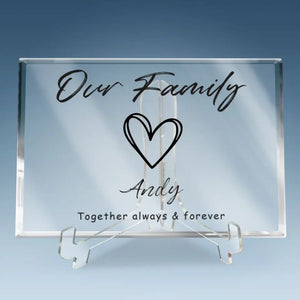 This Is Our Happily Ever After - Family Personalized Custom Rectangle Shaped Acrylic Plaque - Gift For Family Members