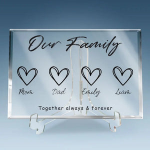 This Is Our Happily Ever After - Family Personalized Custom Rectangle Shaped Acrylic Plaque - Gift For Family Members