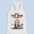 Best Fur Mom Ever - Dog & Cat Personalized Custom Racer Back Tank Top - Gift For Pet Owners, Pet Lovers