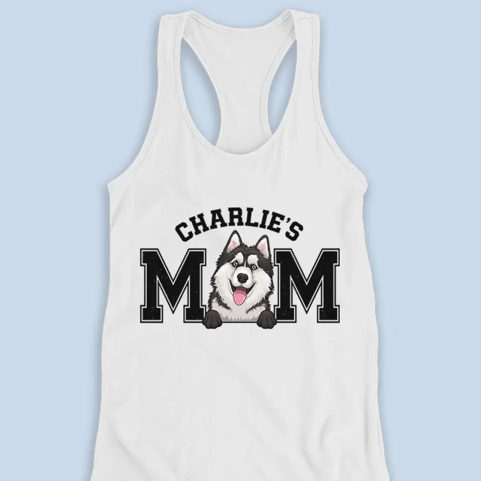 Best Mommy Ever - Dog & Cat Personalized Custom Racer Back Tank Top - Gift For Pet Owners, Pet Lovers