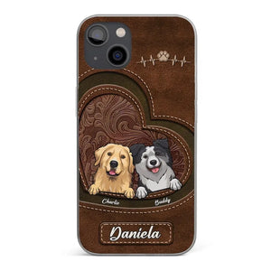 Life Is Better With Dogs - Dog Personalized Custom Clear Phone Case - Gift For Pet Owners, Pet Lovers