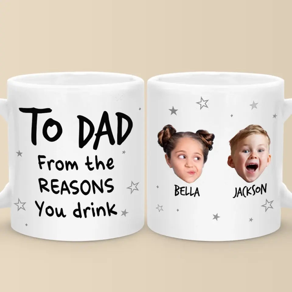 Custom Photo The Family Is One Of Nature's Masterpieces - Family Personalized Custom Mug - Gift For Family Members