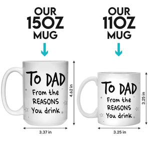 Family Is The Compass That Guides Us - Family Personalized Custom Mug - Gift For Family Members