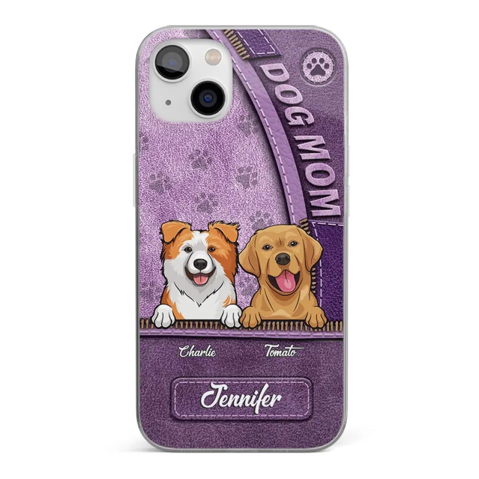 All You Need Is Love And A Dog - Dog Personalized Custom Clear Phone Case - Gift For Pet Owners, Pet Lovers