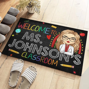 The Art Of Teaching Is The Art Of Assisting Discovery - Teacher Personalized Custom Home Decor Decorative Mat - House Warming Gift For Teacher