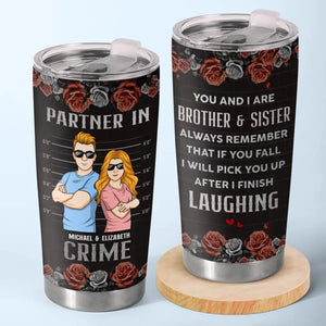 A Sibling Is The Keeper Of Your Identity - Family Personalized Custom Tumbler - Gift For Family Members, Siblings, Brothers, Sisters