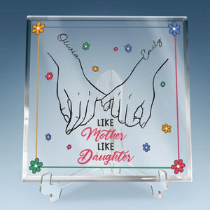 You Are My Forever Masterpiece - Family Personalized Custom Square Shaped Acrylic Plaque - Gift For Mom, Daughter