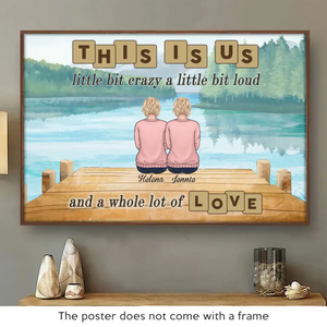 My Family Makes Me Feel Loved - Family Personalized Custom Horizontal Poster - Gift For Family Members