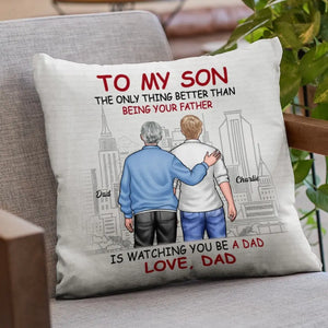 Being Your Father - Family Personalized Custom Pillow - Gift For Family Members