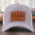 My Incomparable Dad - Family Personalized Custom Leather Patch Hat - Gift For Dad, Grandpa