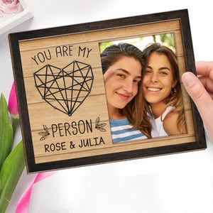 Custom Photo You Are My Favorite Person - Bestie Personalized Custom 2-Layered Wooden Plaque With Stand - Gift For Best Friends, BFF, Sisters