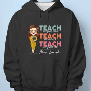 Compassion Is The Key To Teaching And Learning - Teacher Personalized Custom Unisex T-shirt, Hoodie, Sweatshirt - Gift For Teacher