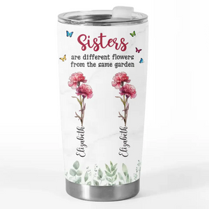 A Garden's Proud Display - Bestie Personalized Custom Tumbler - Gift For Best Friends, BFF, Sisters