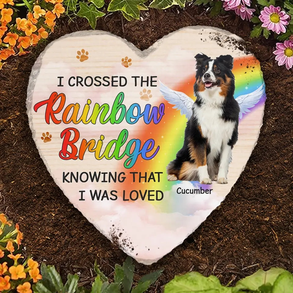 Custom Photo You Were My Favourite Hello And My Hardest Goodbye - Memorial Personalized Custom Heart Shaped Memorial Stone - Sympathy Gift For Pet Owners, Pet Lovers