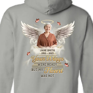 Custom Photo Always In My Heart - Memorial Personalized Custom Unisex T-shirt, Hoodie, Sweatshirt - Sympathy Gift For Family Members