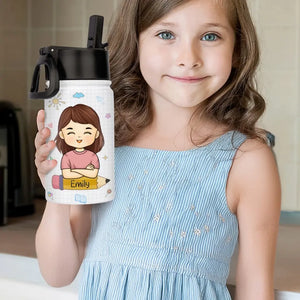 Watch Out First Grade, Here I Come! - Personalized Custom Kid Water Bottle - Back To School Gift For Kid, Grandkid