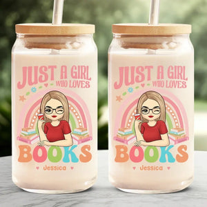 Reading Is Magical - Personalized Custom Glass Cup, Iced Coffee Cup - Gift For Book Lovers