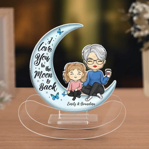 Always My Mother Forever My Friend - Family Personalized Custom Acrylic Shaking Stand - Gift For Mom, Grandma