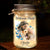 Safe In The Arms Of God - Memorial Personalized Custom Mason Jar Light - Sympathy Gift For Family Members, Pet Owners, Pet Lovers