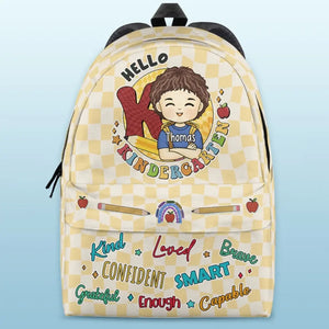 First Day Of School! Wake Up! - Personalized Custom Kid Backpack - Back To School Gift For Kid