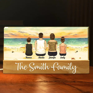 Summer Is A Great Time For Families To Reconnect - Family Personalized Custom Acrylic Letters 3D LED Night Light - Gift For Family Members