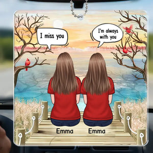 You Are My Today And All Of My Tomorrows  - Memorial Personalized Custom Car Ornament - Acrylic Custom Shaped - Sympathy Gift For Family Members