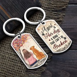 Their Warm Presence And Companionship Will Be Deeply Missed	- Memorial Personalized Custom Keychain - Sympathy Gift For Pet Owners, Pet Lovers