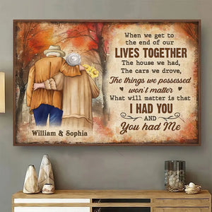 We'll Always Have Each Other - Couple Personalized Custom Horizontal Poster - Gift For Husband Wife, Anniversary