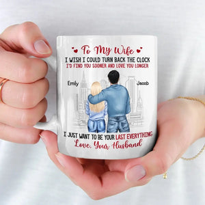 A True Love Story Never Ends - Couple Personalized Custom Mug - Gift For Husband Wife, Anniversary