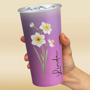 The Sweetest Bloom In The Garden - Bestie Personalized Custom Aluminum Changing Color Cup - Gift For Yourself, Best Friends, BFF, Sisters