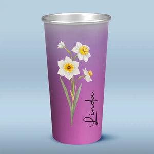 The Sweetest Bloom In The Garden - Bestie Personalized Custom Aluminum Changing Color Cup - Gift For Yourself, Best Friends, BFF, Sisters