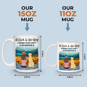 A Connection That Stands Firm -  Memorial Personalized Custom Mug - Sympathy Gift For Pet Owners, Pet Lovers