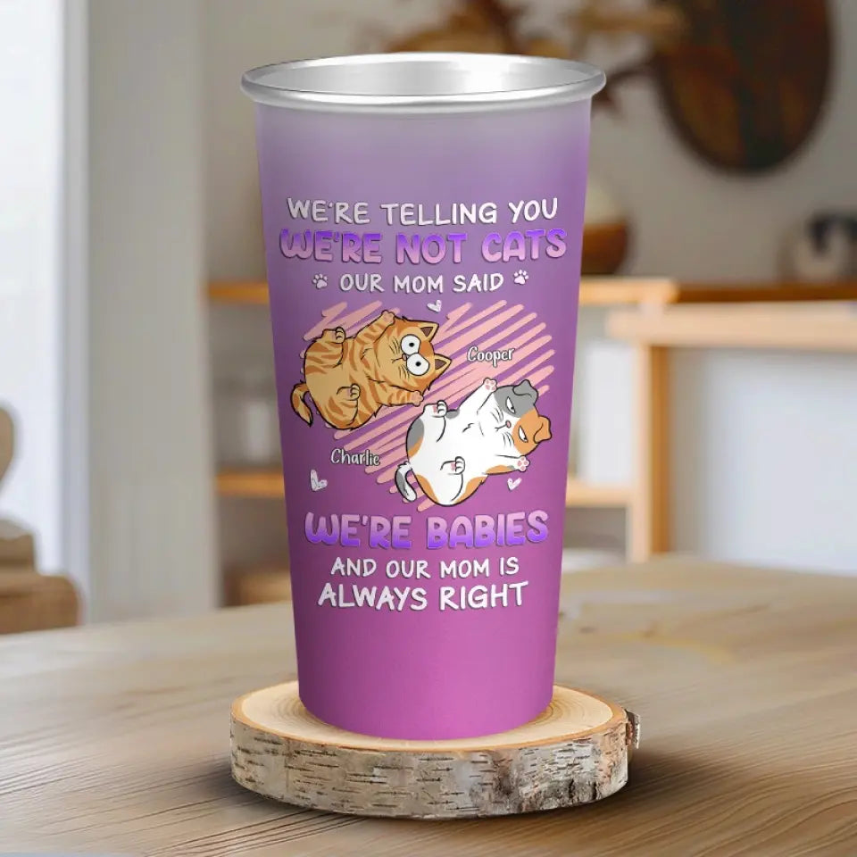 I'm Not A Cat - Cat Personalized Custom Aluminum Changing Color Cup - Gift For Pet Owners, Pet Lovers