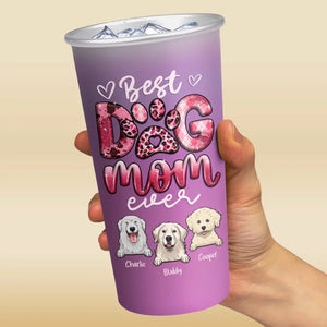 My Little Dog, A Heartbeat At My Feet - Dog Personalized Custom Aluminum Changing Color Cup - Gift For Pet Owners, Pet Lovers