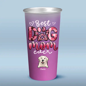 My Little Dog, A Heartbeat At My Feet - Dog Personalized Custom Aluminum Changing Color Cup - Gift For Pet Owners, Pet Lovers