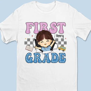 Classroom Conquest Achieved - Personalized Custom Kid T-shirt - Back To School Gift For Kid