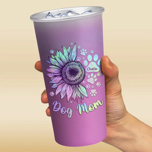 Reasons To Be Happy - Dog & Cat Personalized Custom Aluminum Changing Color Cup - Gift For Pet Owners, Pet Lovers