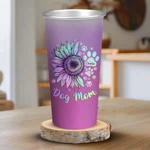 Reasons To Be Happy - Dog & Cat Personalized Custom Aluminum Changing Color Cup - Gift For Pet Owners, Pet Lovers