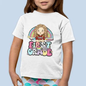 Happy New School Days - Personalized Custom Kid T-shirt - Back To School Gift For Kid